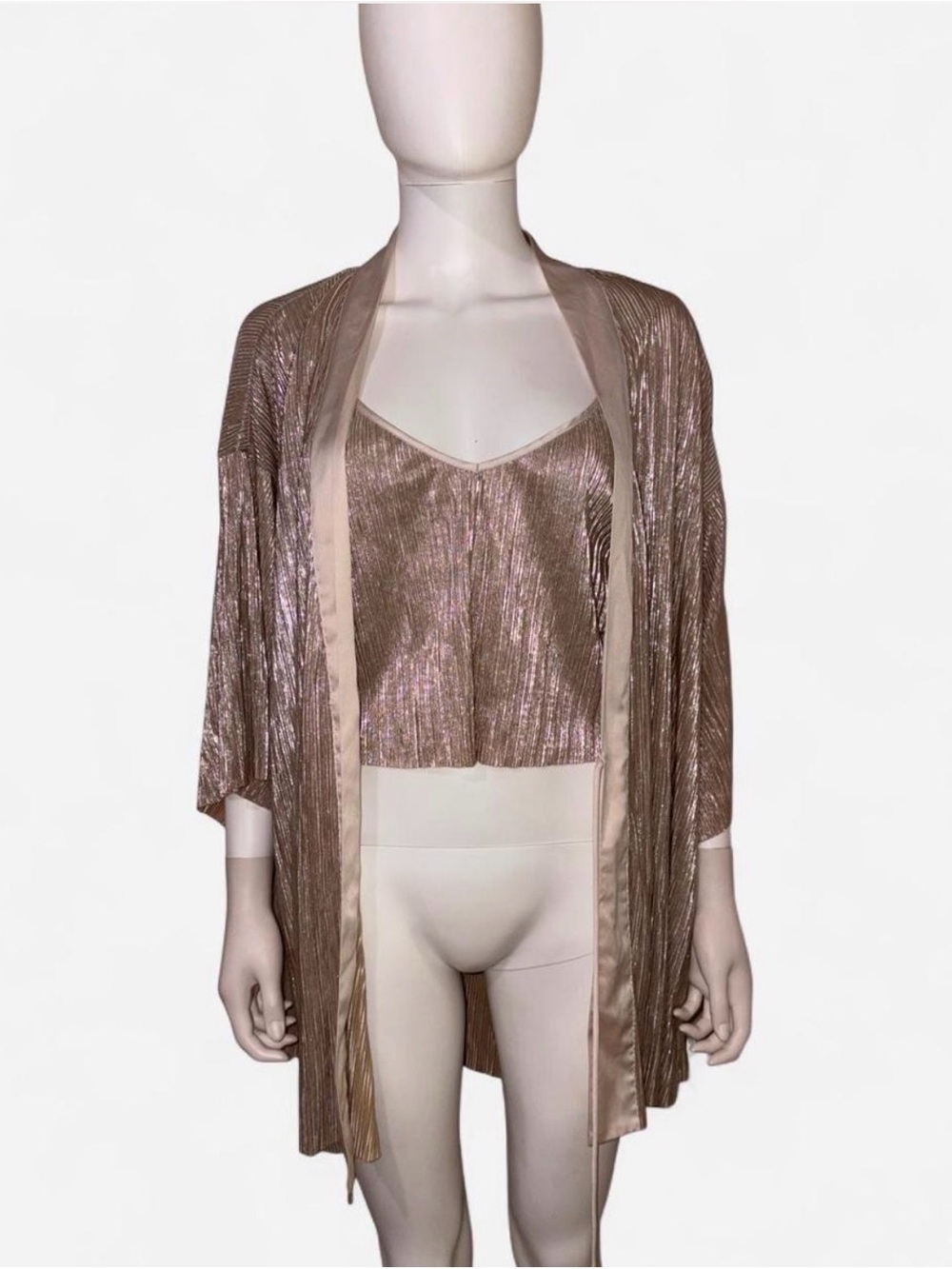 Victoria's Secret Metallic robe & Cami Set